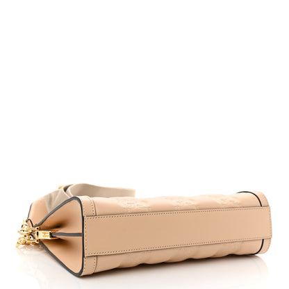 Gucci Calfskin GG Matelasse Small Slim Chain Shoulder Bag Naturale 4 of 10