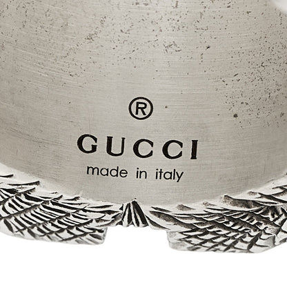 Gucci Sterling Silver Letter W Ring 54 7 5 of 5
