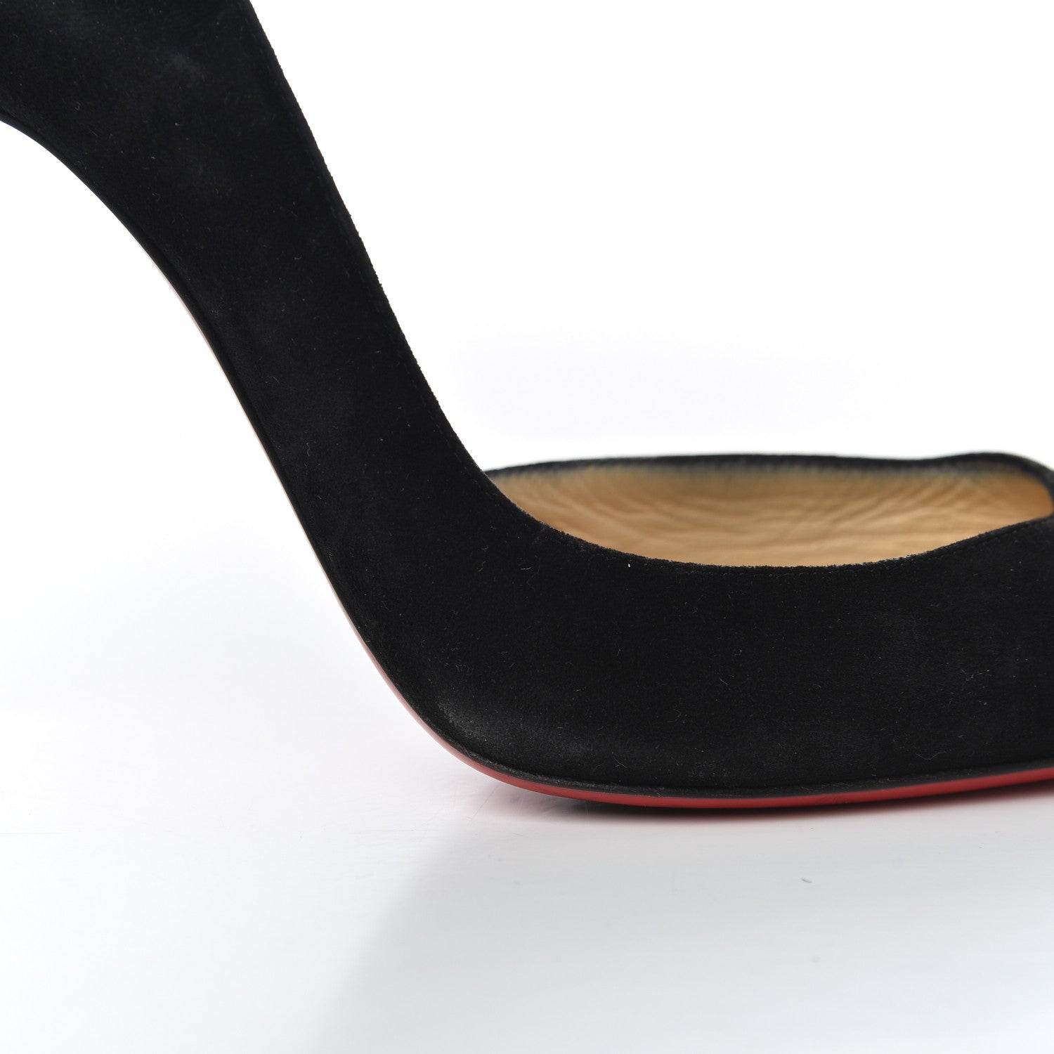 Christian Louboutin Veau Velours Iriza 100 Pumps 38 Black 12 of 22