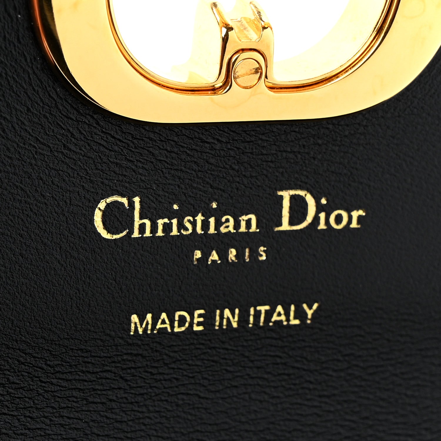 Christian Dior Lambskin Macrocannage Miss Caro Pouch With Chain Black 6 of 12