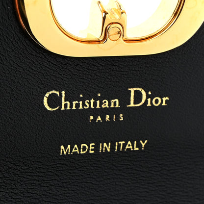 Christian Dior Lambskin Macrocannage Miss Caro Pouch With Chain Black 6 of 12