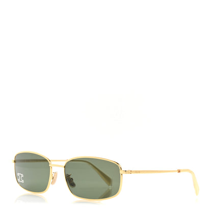 Celine Metal Rhinestone Sunglasses CL40285U Gold 2 of 16