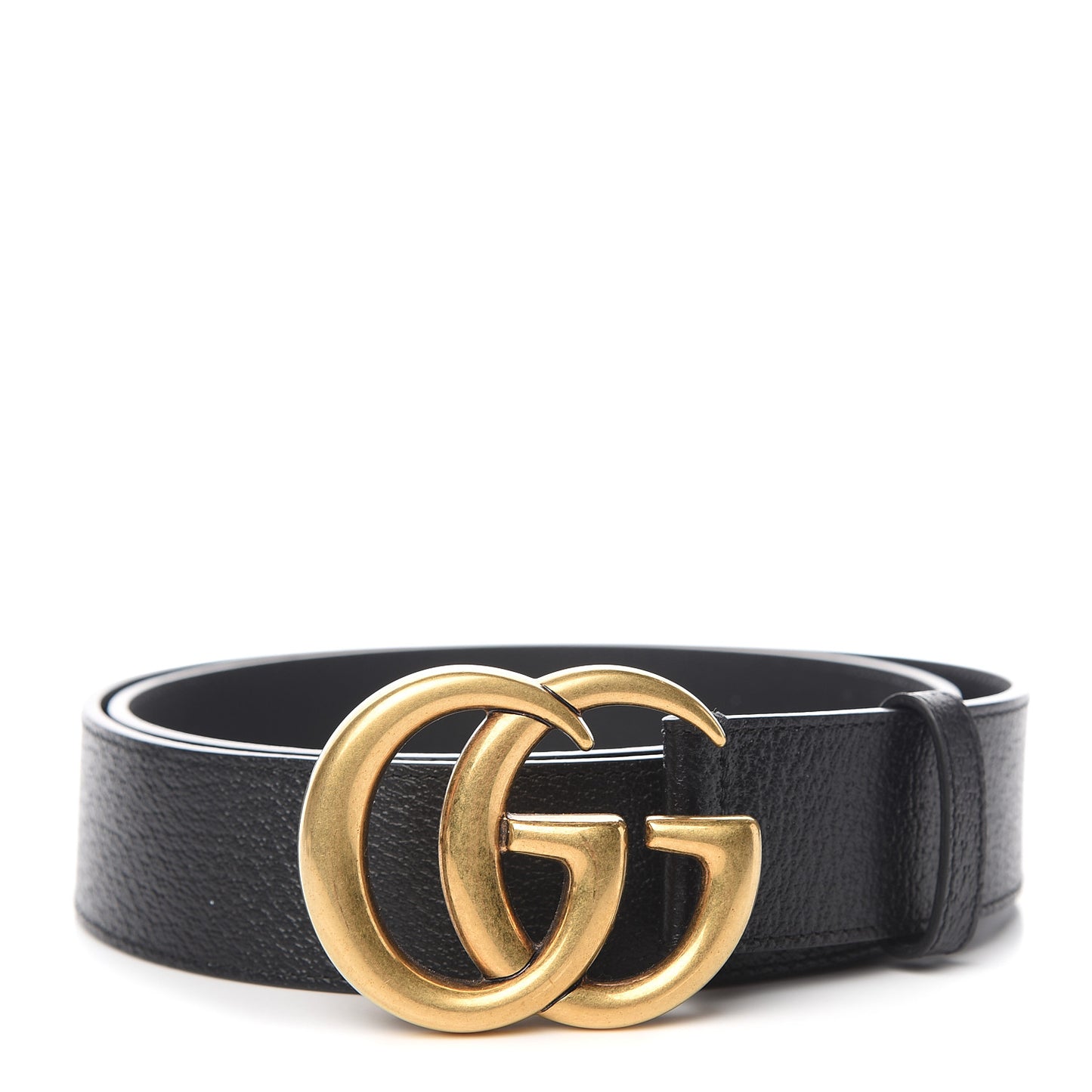 Textured Calfskin Double G 40mm Belt 105 42 Black