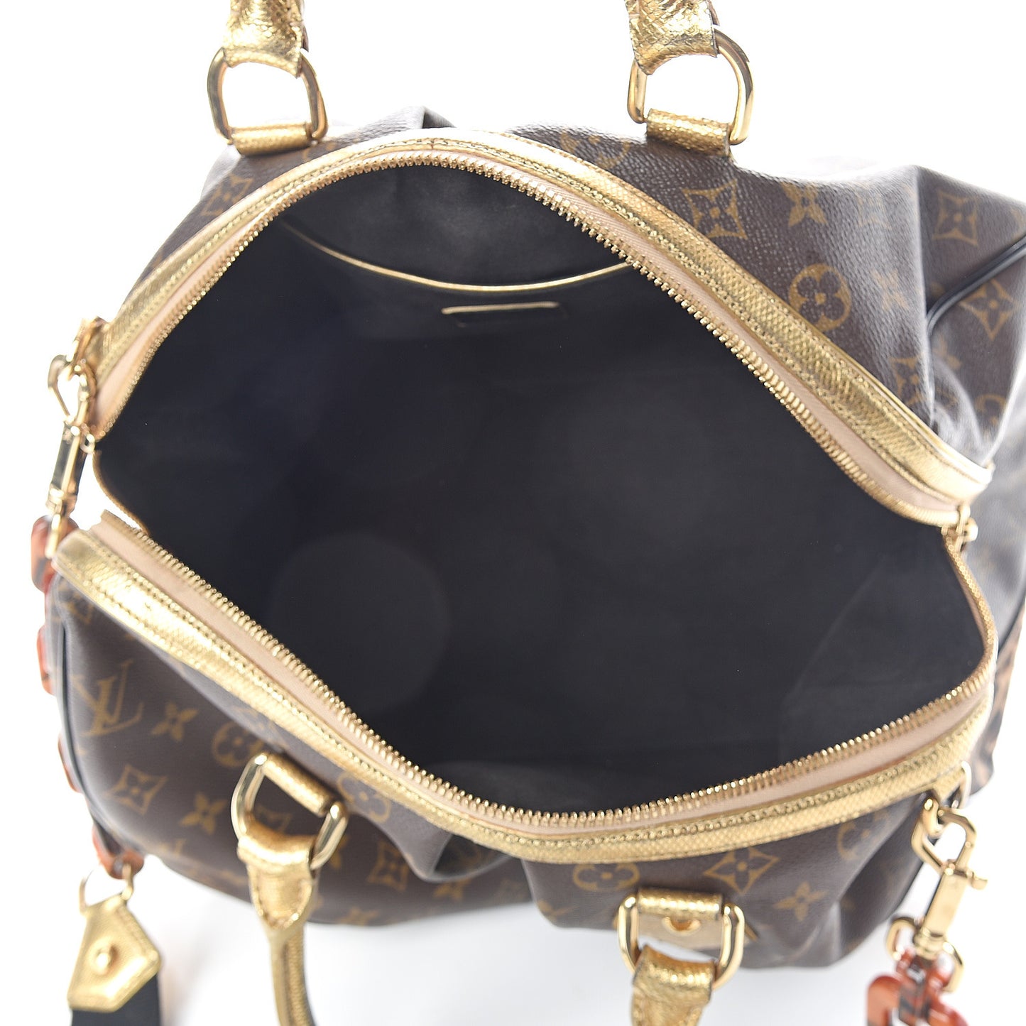 Monogram Leopard Stephen Bag