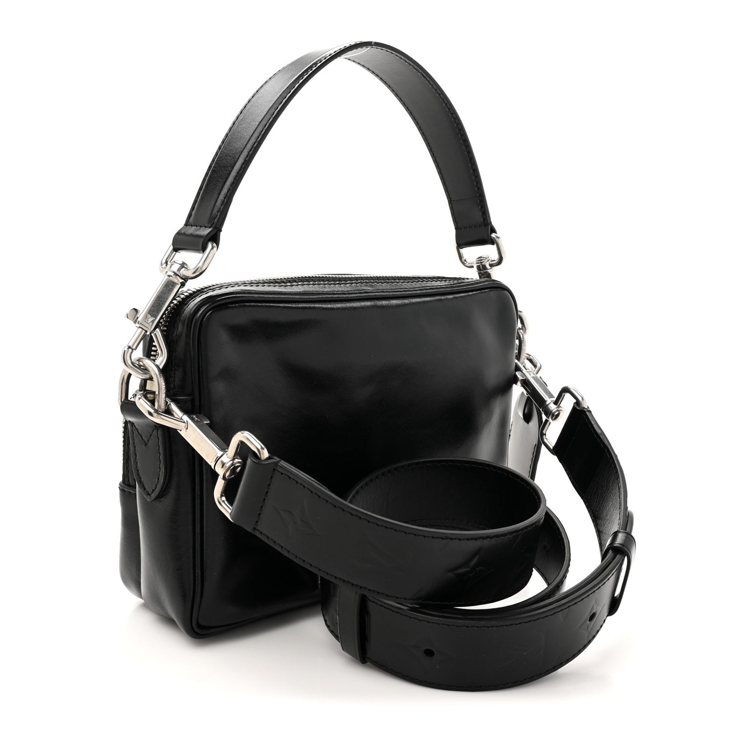 Calfskin Nil City Bag Black