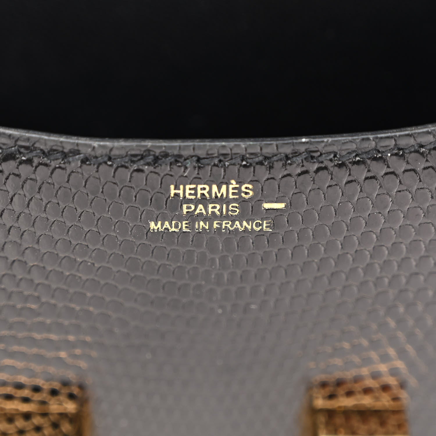 Hermes Lizard Niloticus Micro Constance 14 Black 6 of 11
