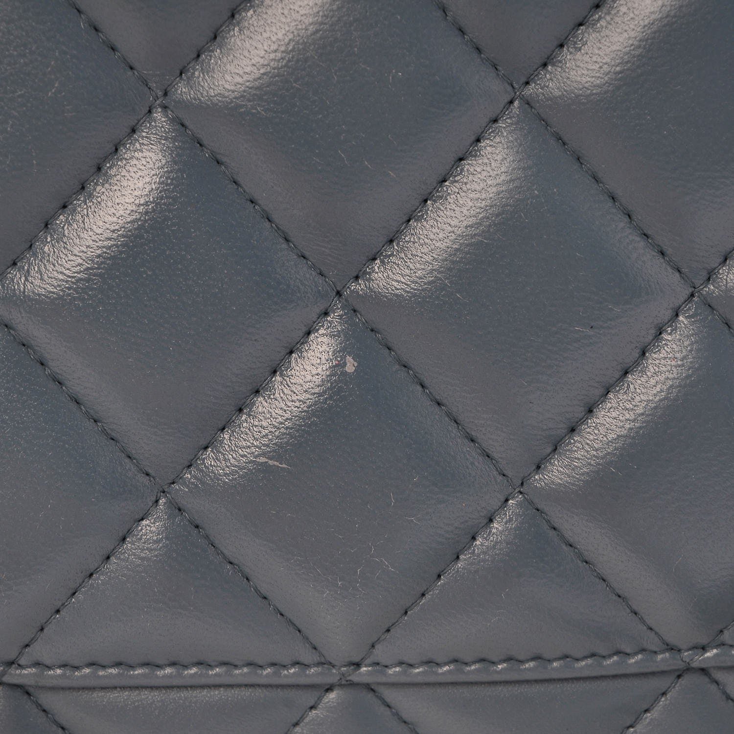 Chanel Lambskin Quilted Jumbo Double Flap Light Blue 12 of 12