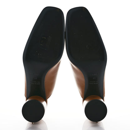 Hermes Calfskin Detail Mules 40 Beige Dore 5 of 9