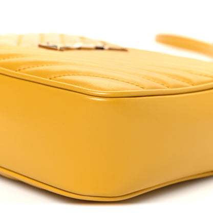 Saint Laurent Calfskin Matelasse Monogram Lou Camera Bag Safran 10 of 10