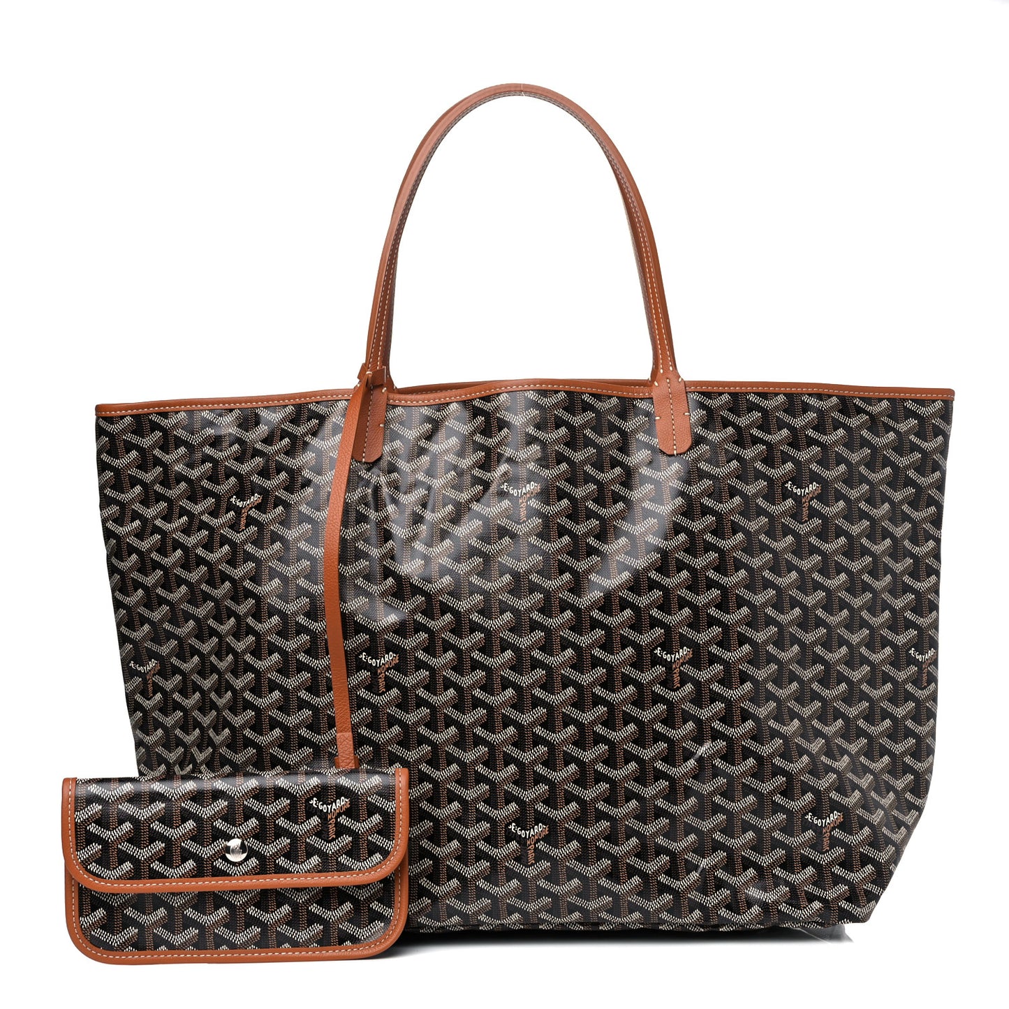 Goyardine Saint Louis GM Black Gold