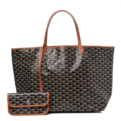 Goyard Goyardine Saint Louis GM Black Gold 1 of 9