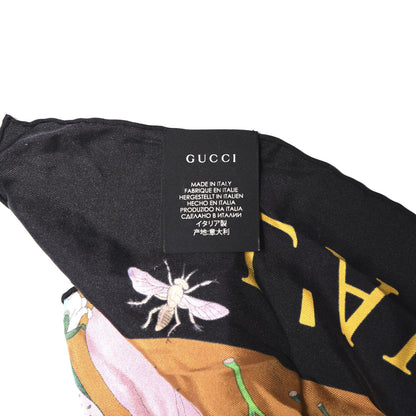 Gucci Silk L'Avevgle Par Amovr Tiger Print Square Scarf Multicolor 3 of 3