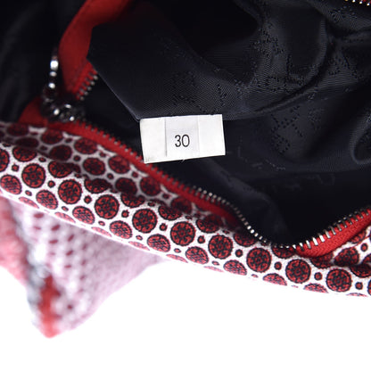 Stella McCartney Cotton Canvas Printed Big Falabella Tote Red 7 of 9