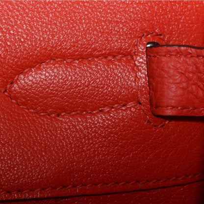 Hermes Togo Birkin 35 Rouge Casaque 14 of 25