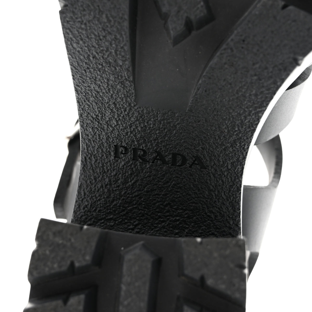 Foam Rubber Triangle Logo Monolith 55mm Cage Sandals 37 Black