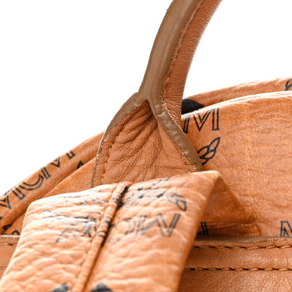 MCM Visetos Studded Small Stark M Backpack Cognac 14 of 15