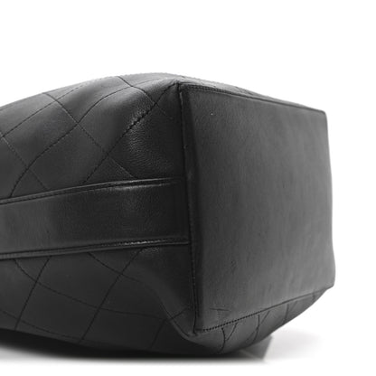 Chanel Calfskin Quilted Small On My Shoulder Drawstring Bag Black 9 of 11