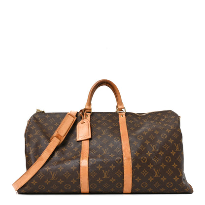 Louis Vuitton Monogram Keepall Bandouliere 55 1 of 10