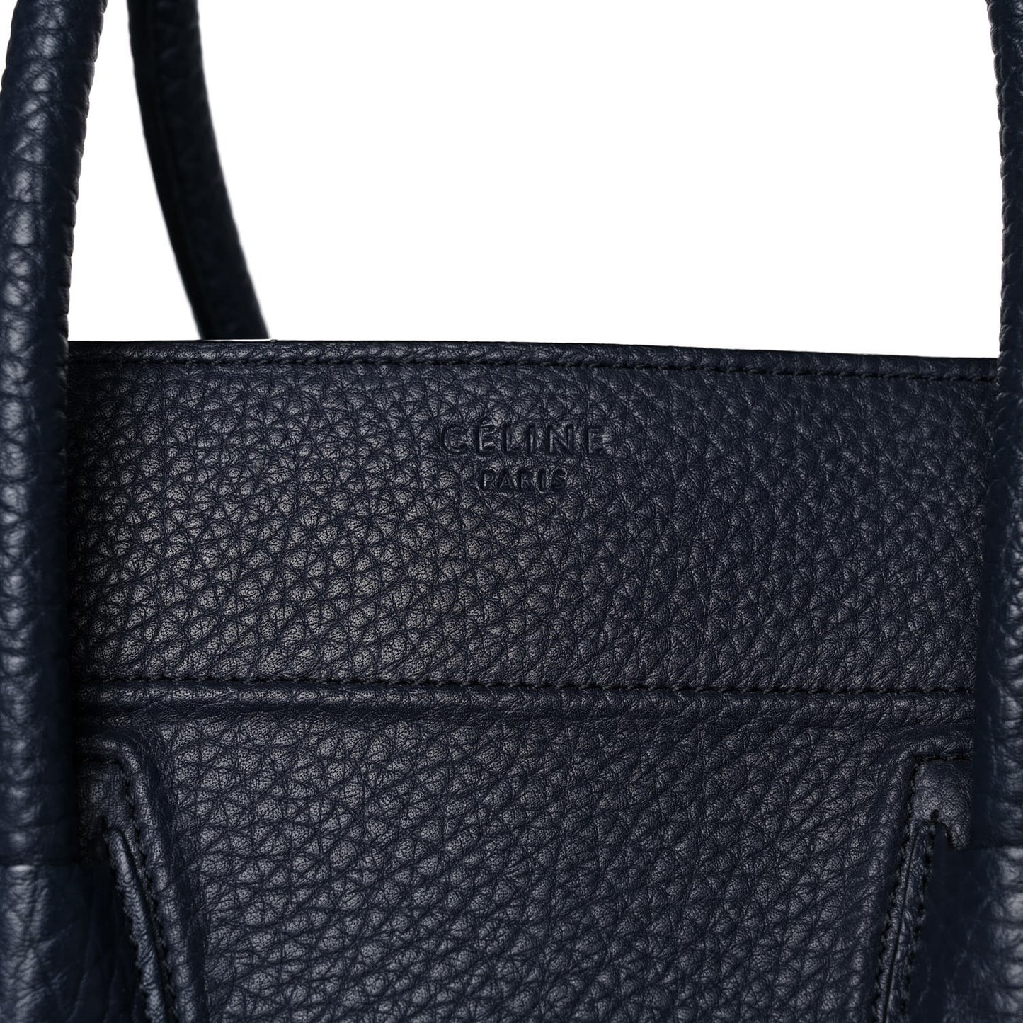 Bullhide Calfskin Medium Phantom Luggage Navy Blue