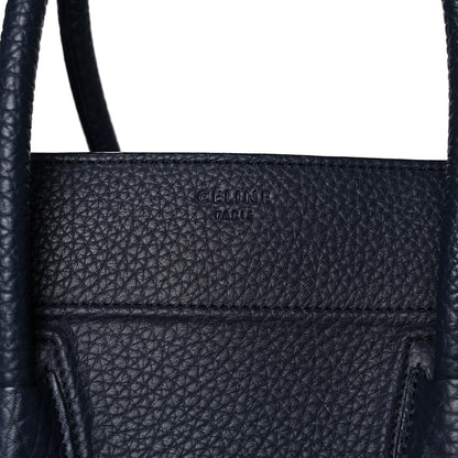 Celine Bullhide Calfskin Medium Phantom Luggage Navy Blue 8 of 14