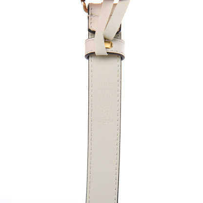 Gucci Calfskin Double G 20mm Belt 70 28 Mystic White 4 of 6