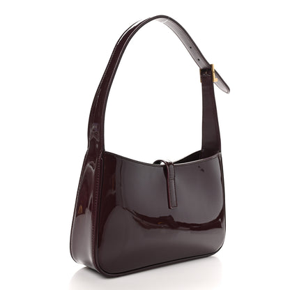 Saint Laurent Patent Le 5 A 7 Hobo Bordeaux 2 of 10
