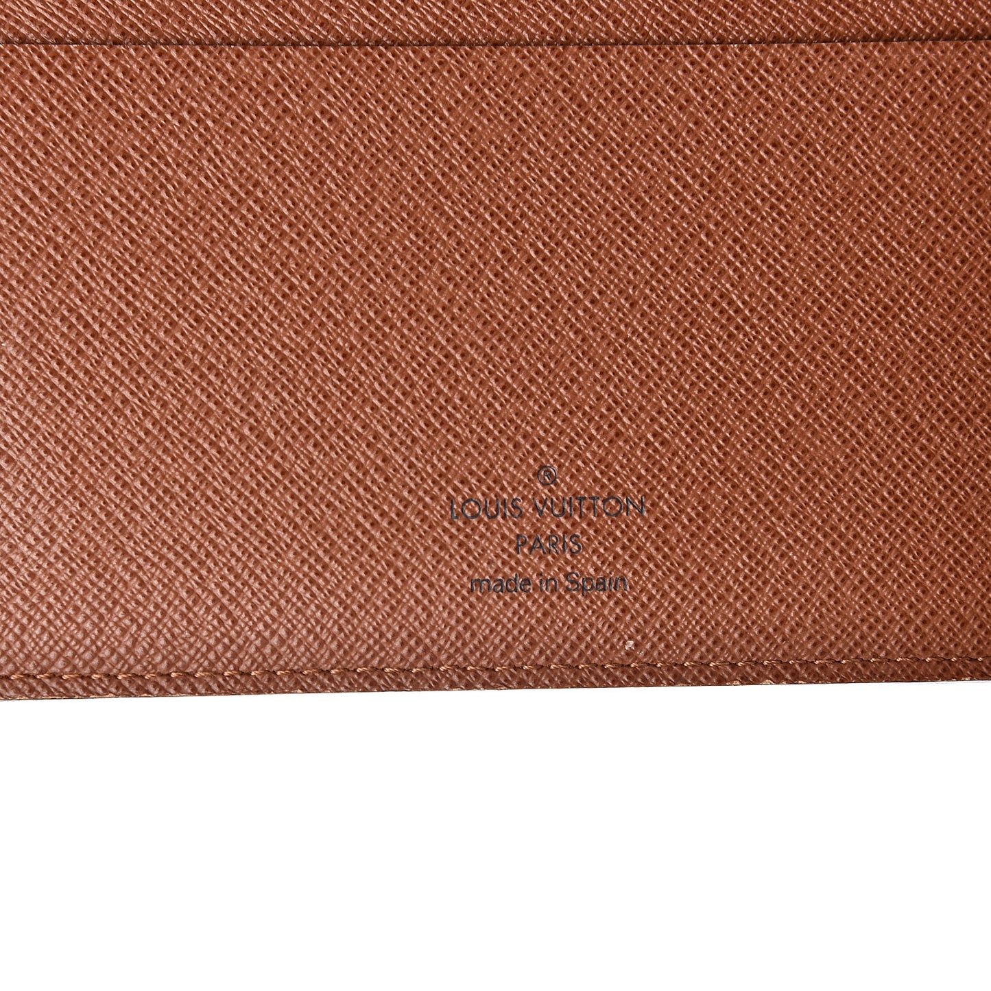 Monogram Desk Agenda Cover
