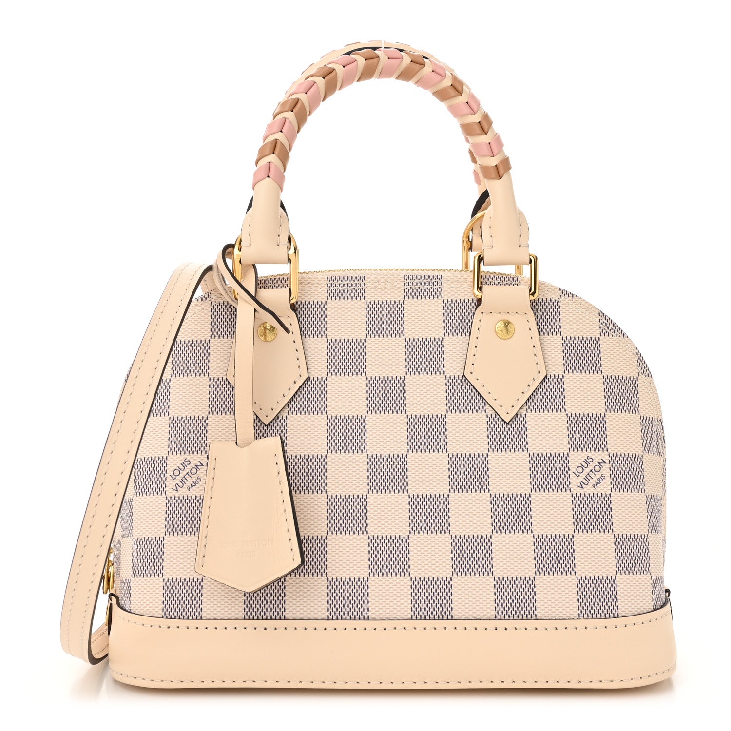 Louis Vuitton Damier Azur Braided Alma BB 1 of 9