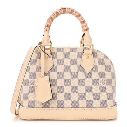 Louis Vuitton Damier Azur Braided Alma BB 1 of 9