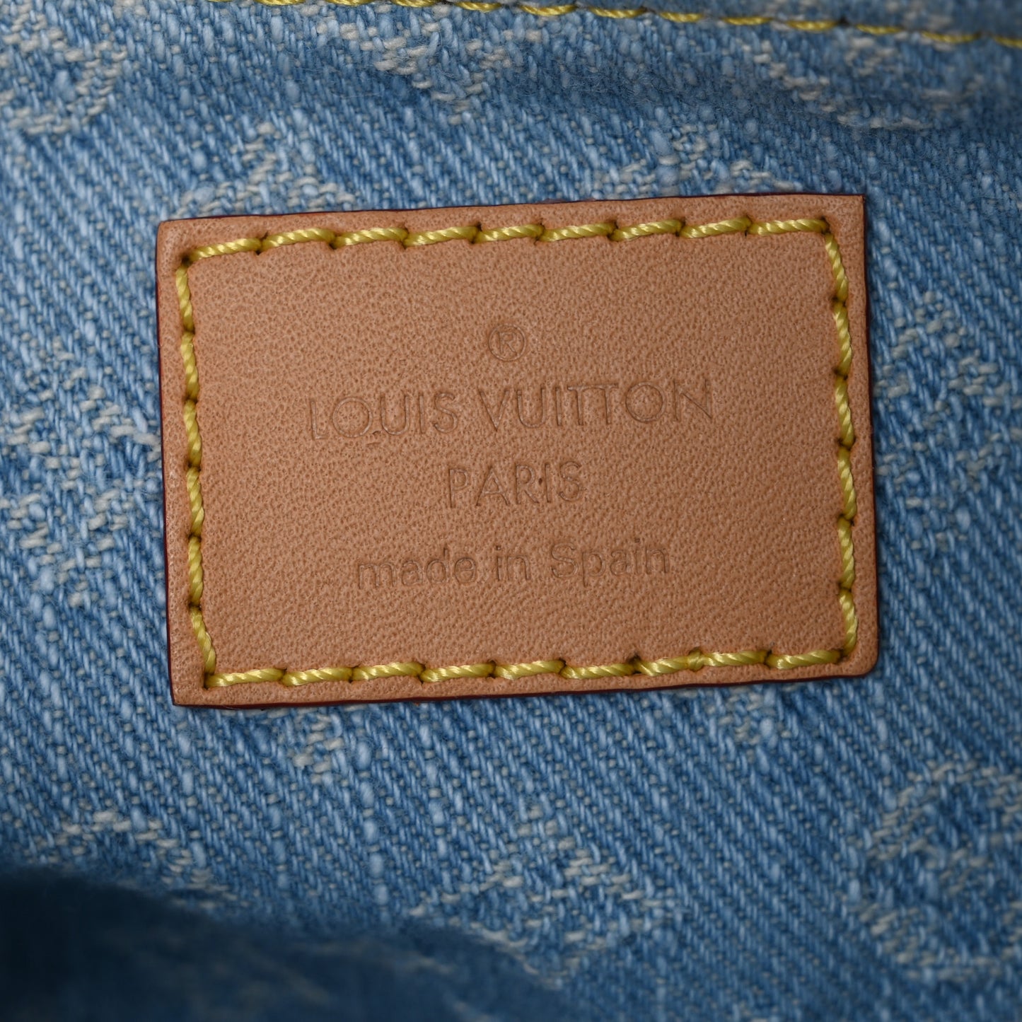 Monogram Denim Liv Pochette Sky Blue
