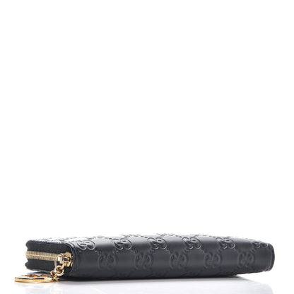 Gucci Guccissima Icon Zip Around Wallet Black 4 of 9