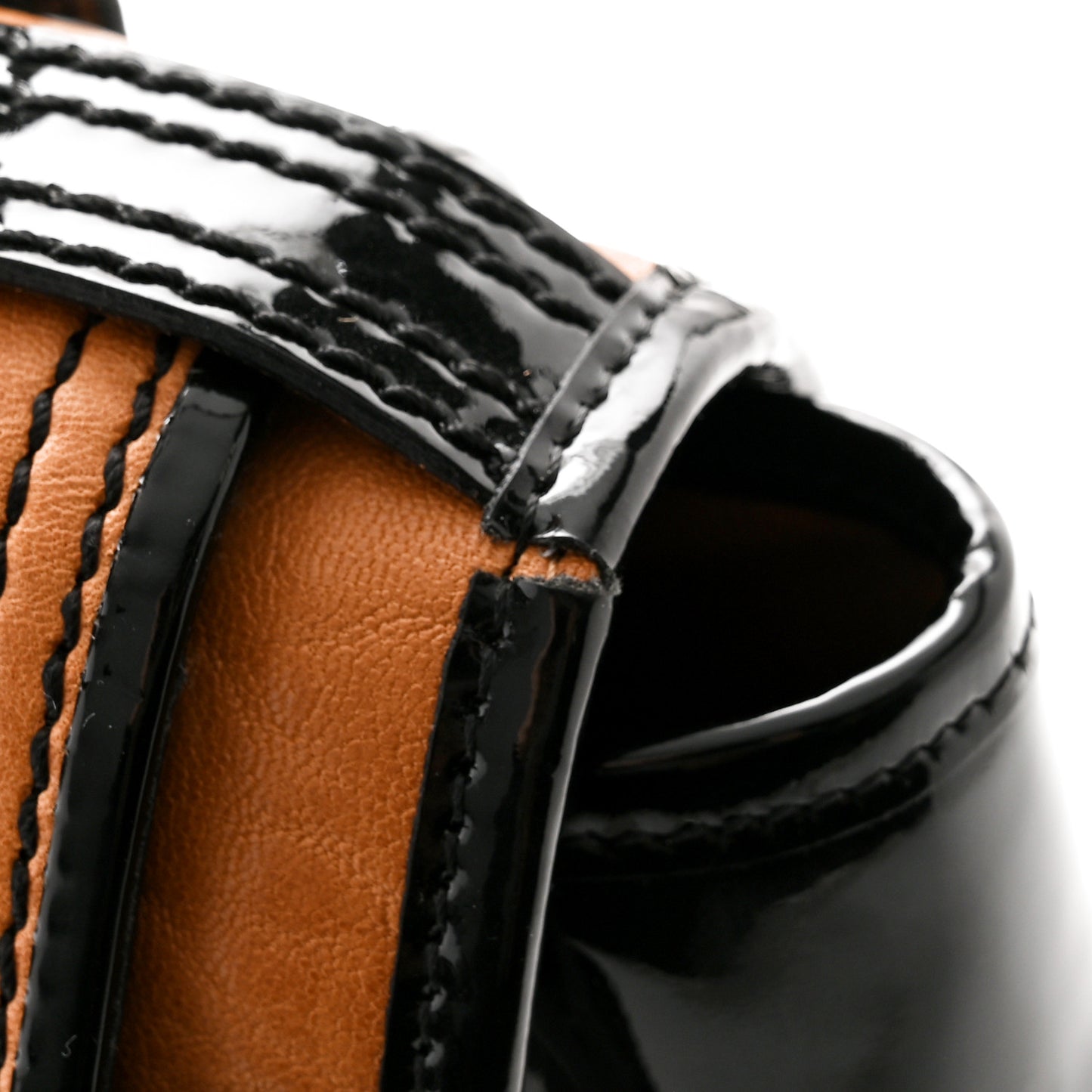 Nappa Patent B Bag Osso Black