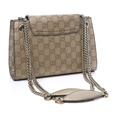 Gucci Guccissima Small Emily Shoulder Bag Gold 2 of 11