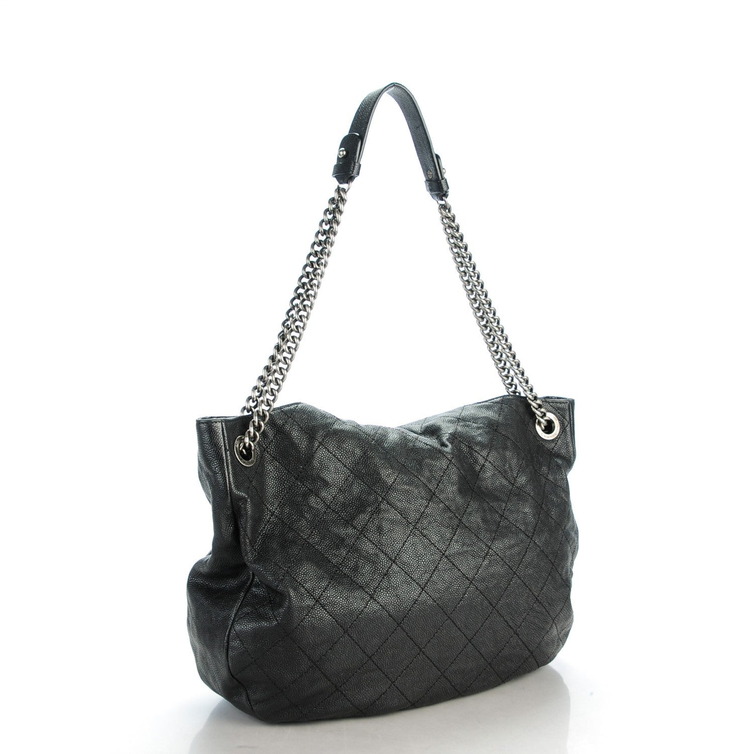 Chanel Caviar Quilted Simply CC Hobo Black 3 of 7