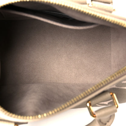 Louis Vuitton Empreinte Monogram Giant Speedy Bandouliere 20 Creme Beige 5 of 11