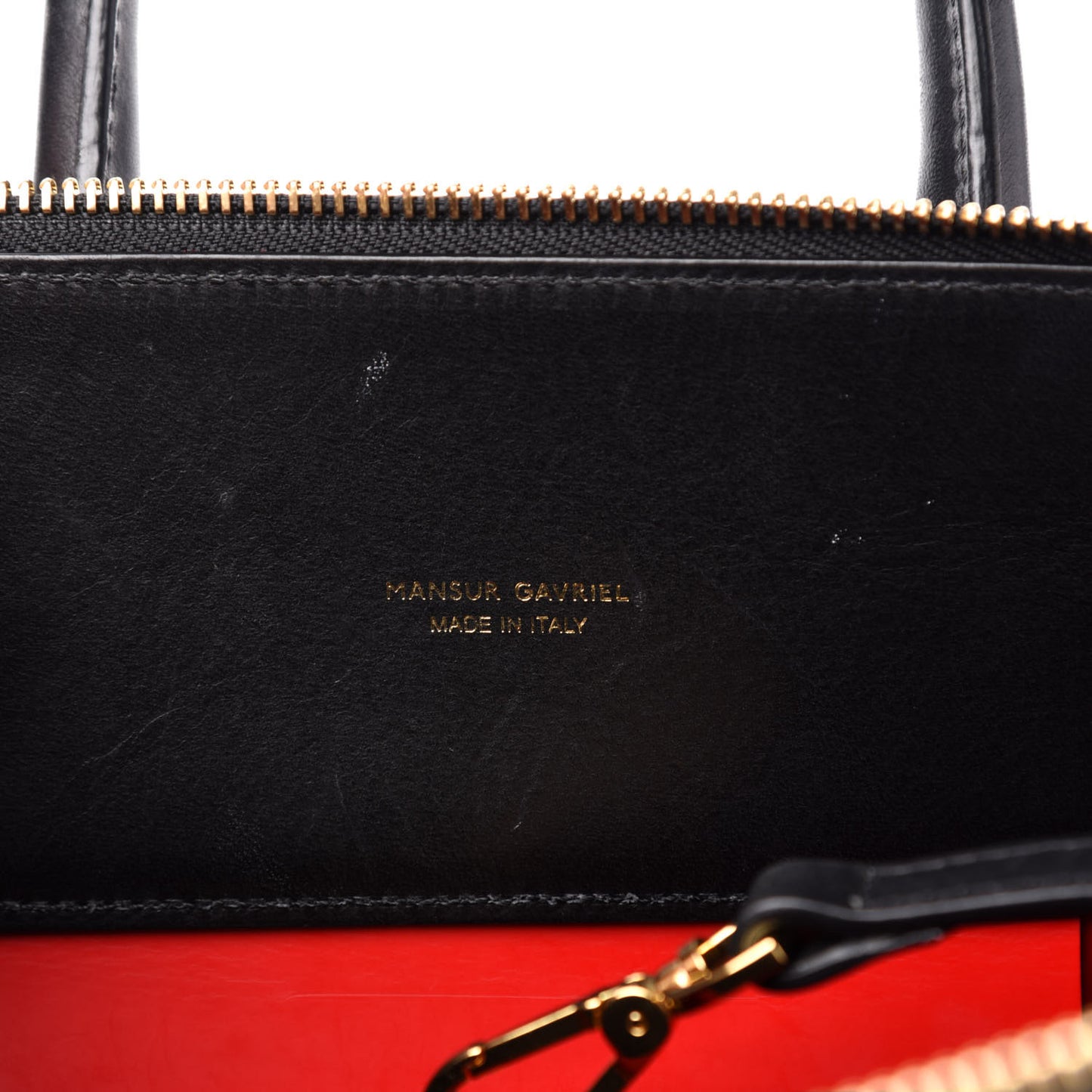 Calfskin Mini Travel Crossbody Bag Black Flamma