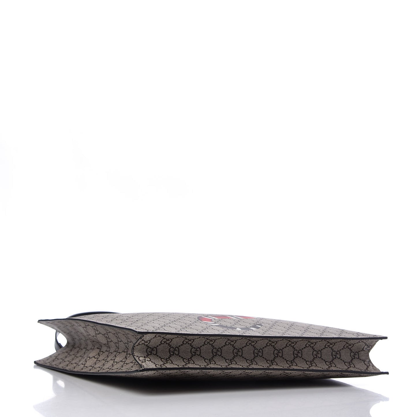 Soft GG Supreme Monogram Kingsnake Vertical Tote Black