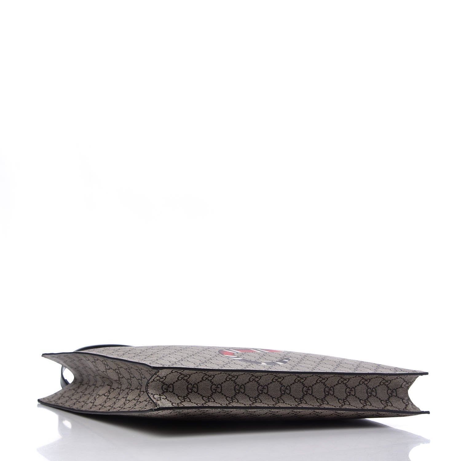 Gucci Soft GG Supreme Monogram Kingsnake Vertical Tote Black 4 of 10