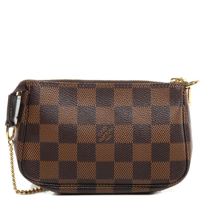 Louis Vuitton Damier Ebene Mini Pochette Accessories 1 of 8