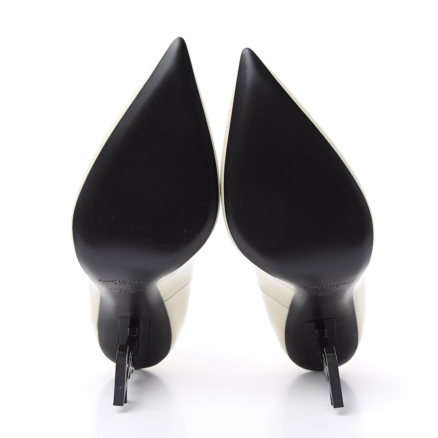 Saint Laurent Patent Opyum 85 Pumps 39.5 Neutro 5 of 8