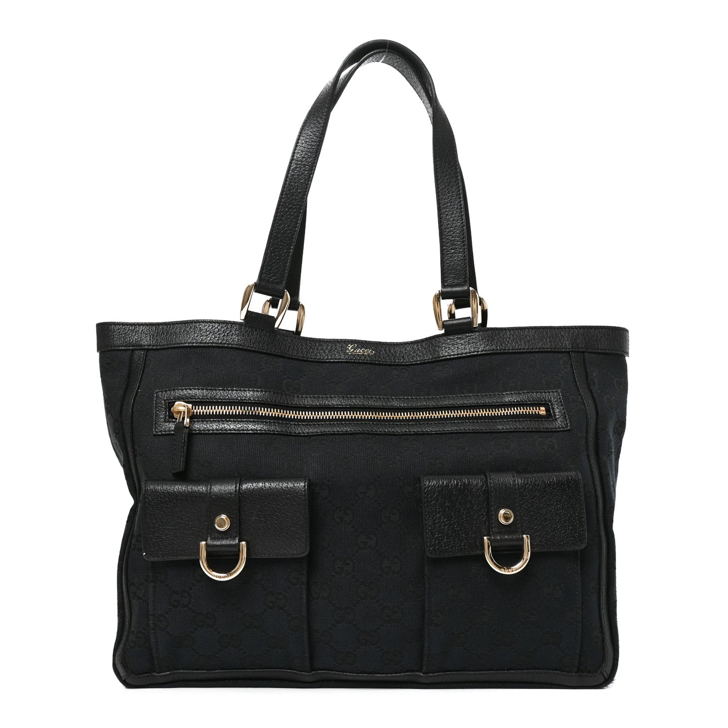 Monogram Abbey D Ring Tote Black