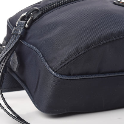 Prada Tessuto Nylon Saffiano Belt Bag Blue 8 of 9