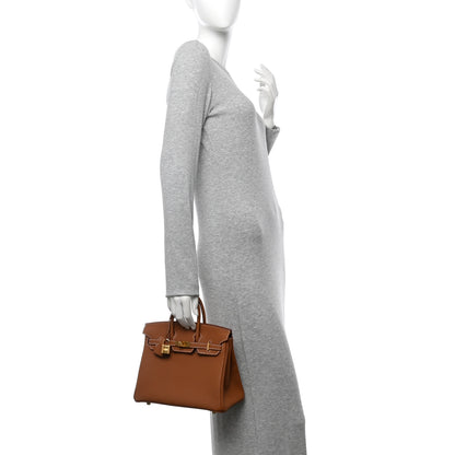 Hermes Togo Birkin 25 Gold 2 of 11