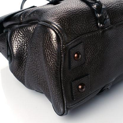 Mulberry Metallic Classic Grain Braided Bayswater 9 of 10