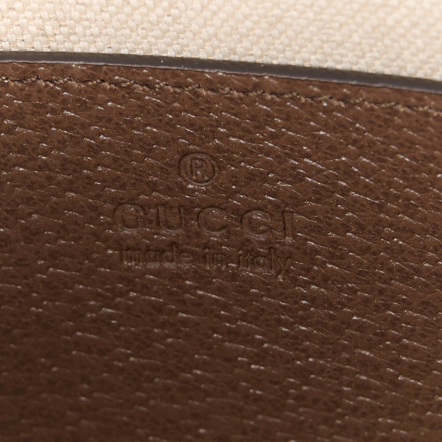 Monogram Jumbo GG Textured Dollar Calfskin Web Small Ophidia Dome Shoulder Bag Camel Ebony New Acero