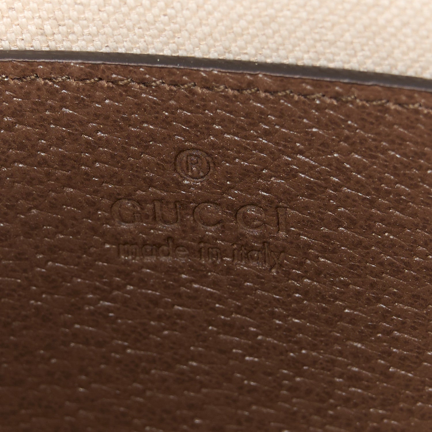Gucci Monogram Jumbo GG Textured Dollar Calfskin Web Small Ophidia Dome Shoulder Bag Camel Ebony New Acero 6 of 11