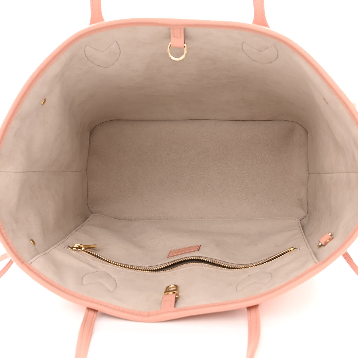 Louis Vuitton Empreinte Monogram Giant Neverfull MM Trianon Pink Cream 6 of 11