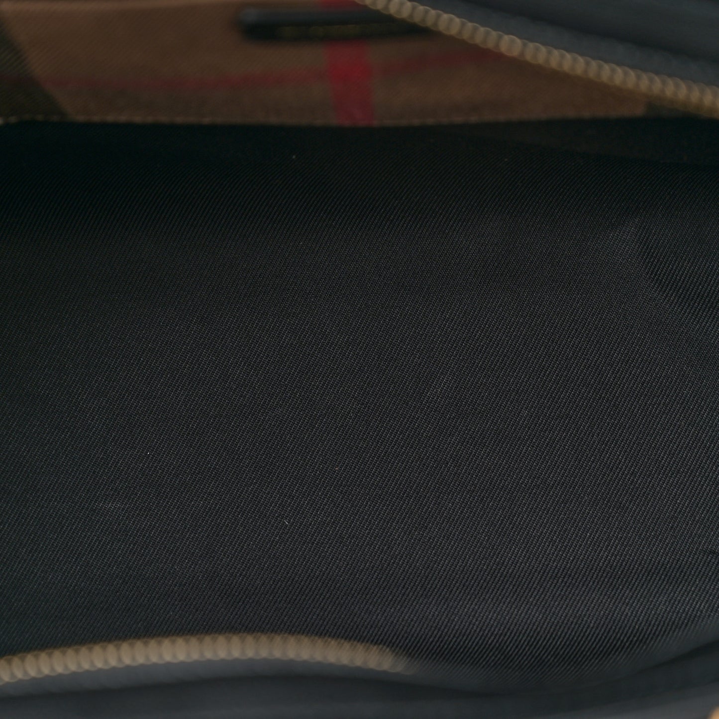 Calfskin Mega Check Small Banwell Tote Black