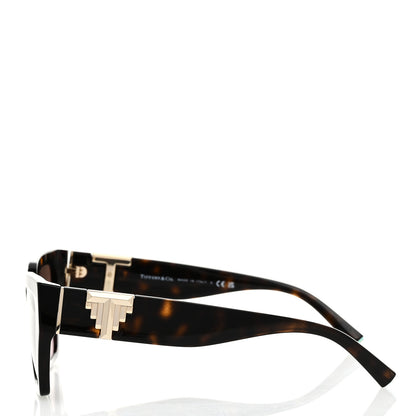 Tiffany Acetate Metal Deco T Sunglasses Brown 3 of 8