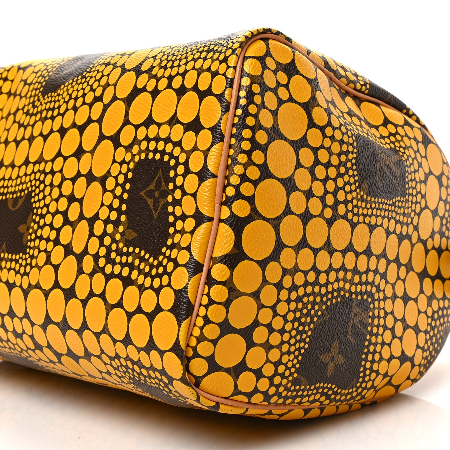 Monogram Kusama Town Speedy 30 Yellow